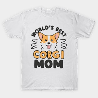 World's Best Corgi Mom Dog Owner T-Shirt